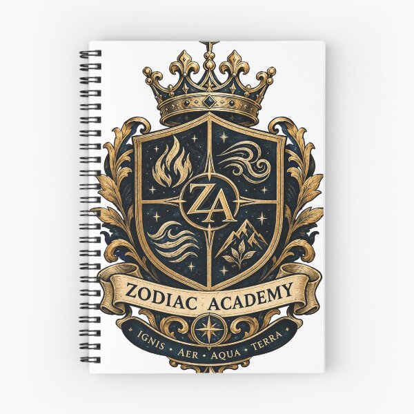 Item preview, Zodiac Academy 4 Elemental Symbols Emblem designed and sold by ryanapples2.