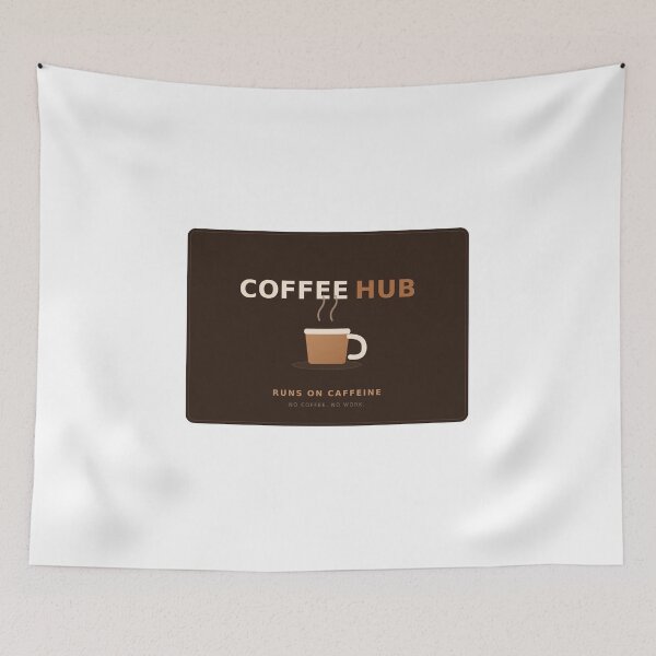 Item preview, CoffeeHub - Funny Office Coffee Lover Design designed and sold by Mindset_im_gepeack .