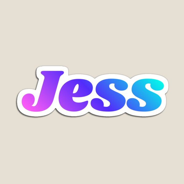 Item preview, Jess Name, Gradient designed and sold by RedParker.