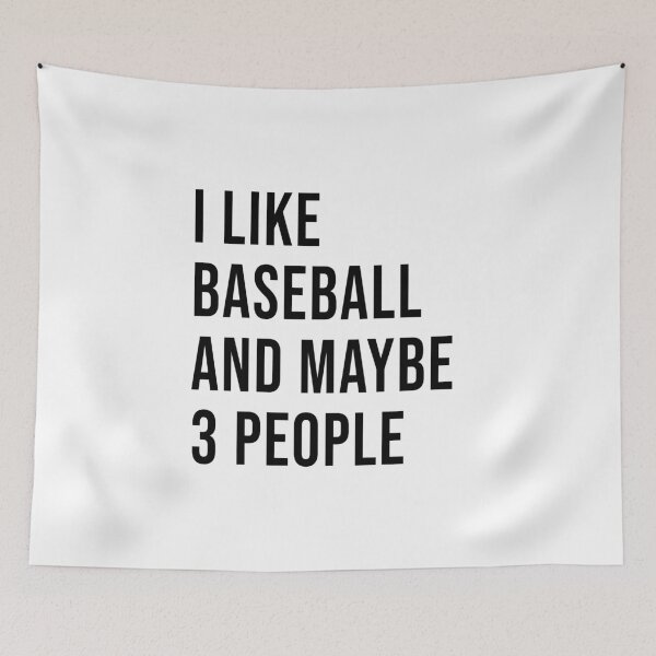 Item preview, I LOVE BASBALL AND MAYBE 3 OTHER PEOPLE designed and sold by BRROOLY.