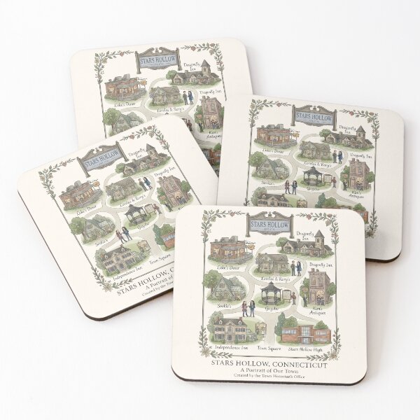 Item preview, Portrait of Our Town designed and sold by COFFEEWITHARTS.