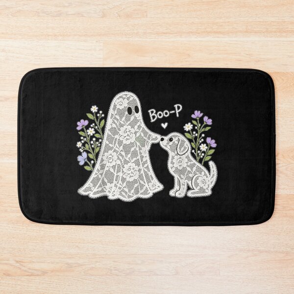Item preview, Boo-P Floral Ghost and Dog Halloween Boop  designed and sold by 68MadagascarZoo.