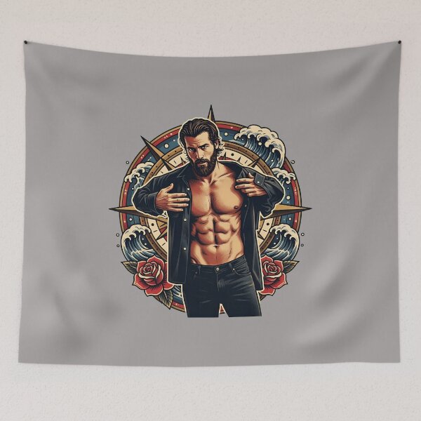 Item preview, Bearded Leading Man Core Physique Display-29th designed and sold by TwylaPasillasvv.