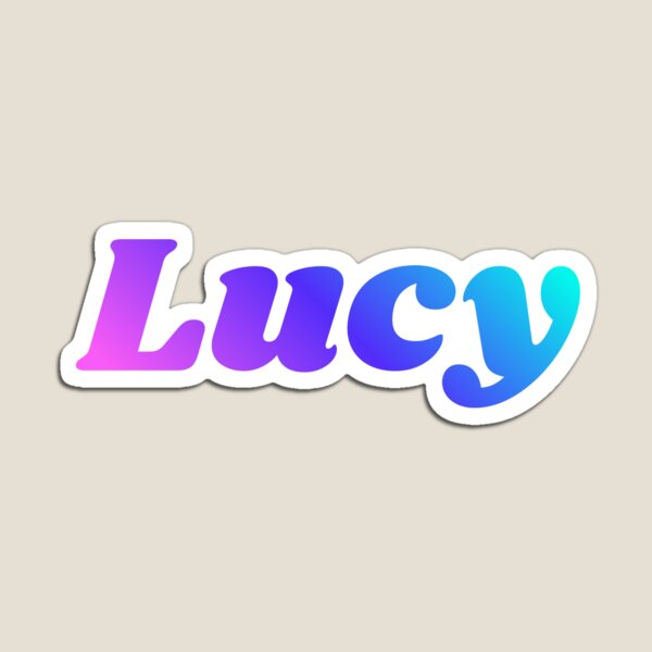 Item preview, Lucy Name, Gradient designed and sold by RedParker.