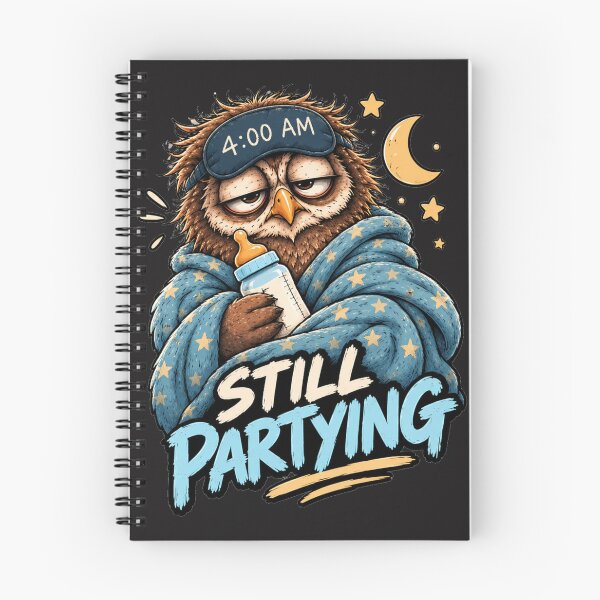 Item preview, Still Partying at 4 AM designed and sold by Ania & Maxiu.