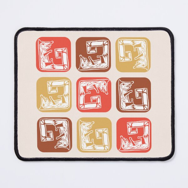 Item preview, Opossum Linocut -Desert Colorway designed and sold by BasicArtChick.