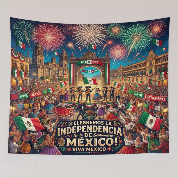 Item preview, Mexican Independence Day Celebration Scene designed and sold by Solomon-Ent-144.