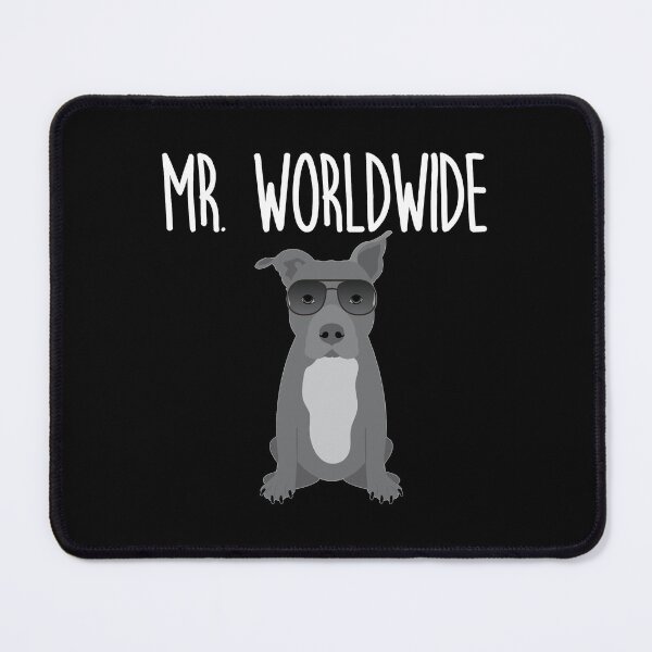 Item preview, Mr. Worldwide Funny Pitbull designed and sold by 68MadagascarZoo.