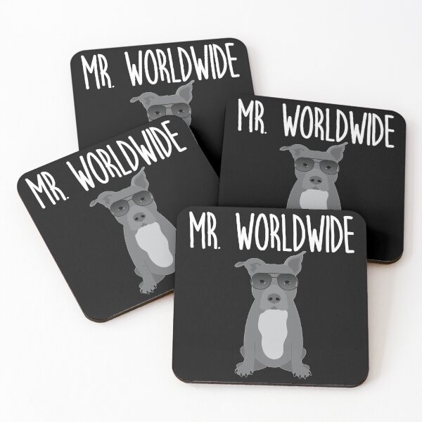 Item preview, Mr. Worldwide Funny Pitbull  designed and sold by 68MadagascarZoo.
