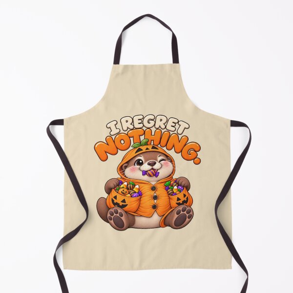 Item preview, I Regret Nothing – Funny Halloween Otter with Candy designed and sold by HO•Designs.