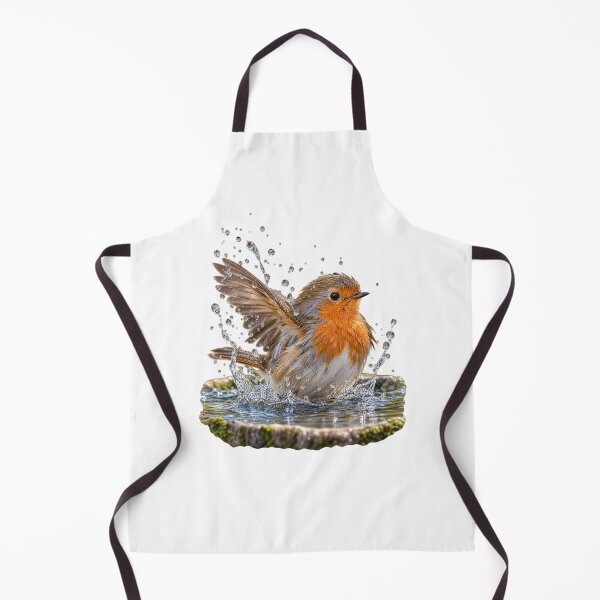Item preview, Bird Bathing in Water – Cute Nature Wildlife Bird Splash Design designed and sold by Prince Tripathi .