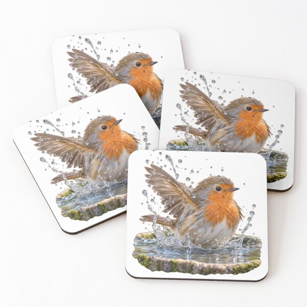 Item preview, Bird Bathing in Water – Cute Nature Wildlife Bird Splash Design designed and sold by Prince Tripathi .