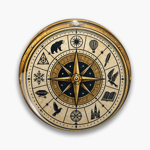 Item preview, His Dark Materials Alethiometer The Truth Is A Lie Golden Compass designed and sold by ryanapples2.