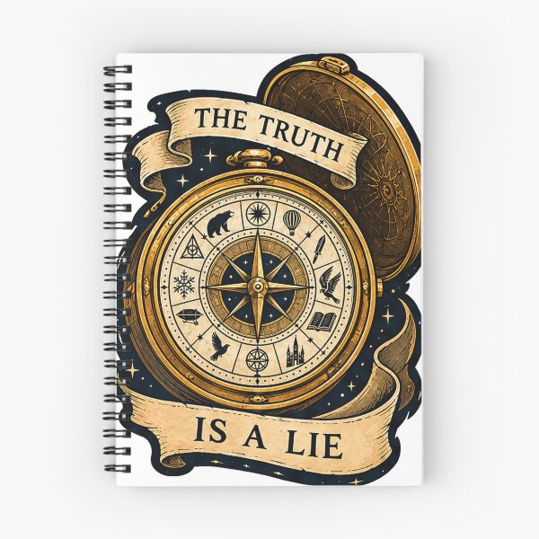 Item preview, His Dark Materials Alethiometer The Truth Is A Lie Golden Compass designed and sold by ryanapples2.