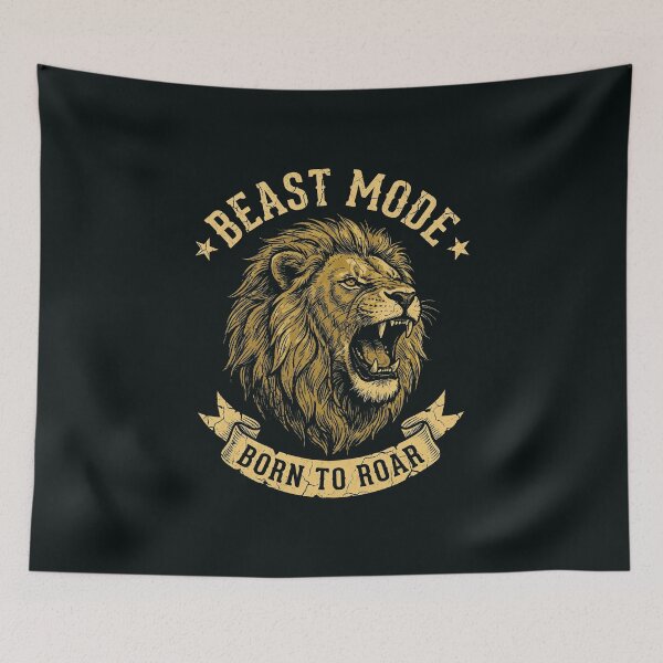 Item preview, Beast Mode Born to Roar | Roaring Lion Fitness designed and sold by MammothArt.