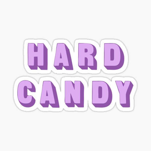 "Hard Candy (Purple)" Sticker by EllieCakes Redbubble