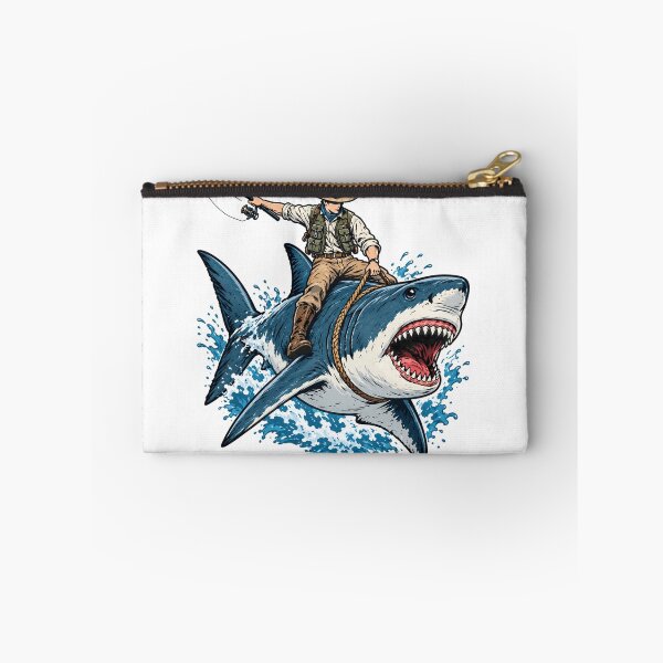 Item preview, Cowboy riding Great White Shark designed and sold by ryanapples2.