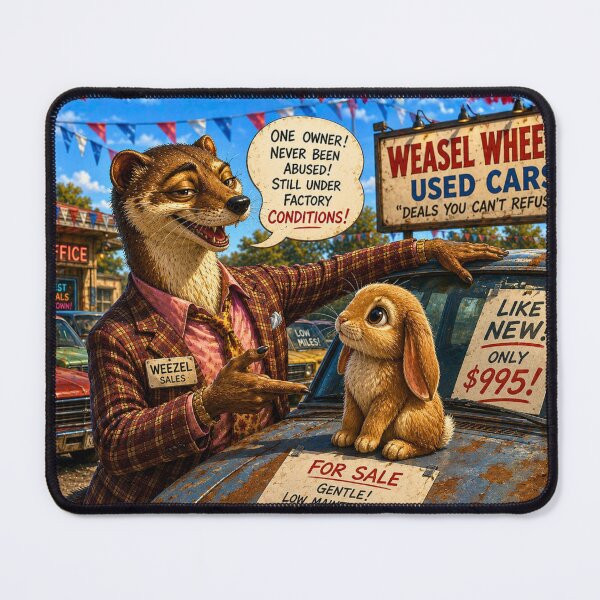 Item preview, Weasel Wheels Used Cars designed and sold by AnimalMarvels.