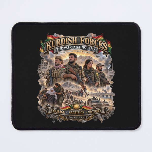 Item preview, Kurdish Forces - The War Against ISIS - 2014-2019 - 3D - Enhanced designed and sold by Military Insignia Products.