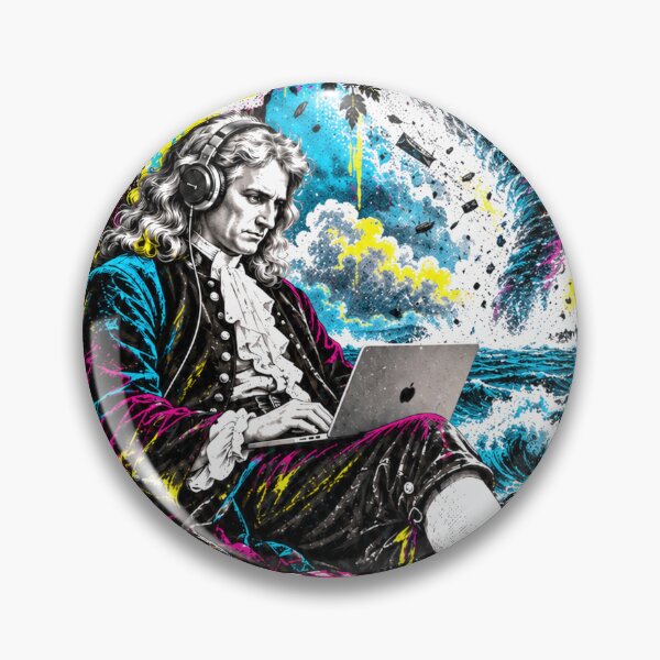 Item preview, Newton and the Ocean of Knowledge designed and sold by DoctorGeekStore.