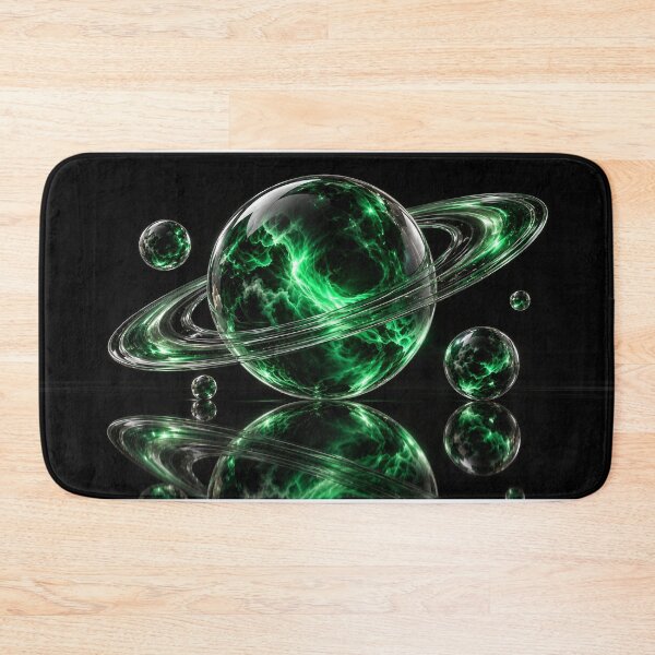 Item preview, Emerald Planet in Glass Orbit designed and sold by DansCreations42.