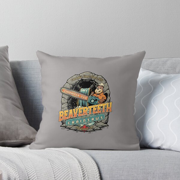 Artikelvorschau, Beaverteeth Chainsaws Vintage Lumberjack Beaver T-Shirt-12 entworfen und verkauft von NivaaRubl.