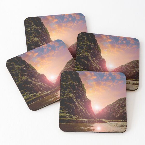 Item preview, Lorelei Rock, Sankt Coarshausen, Germany at Sunset designed and sold by AMacGPhilly.