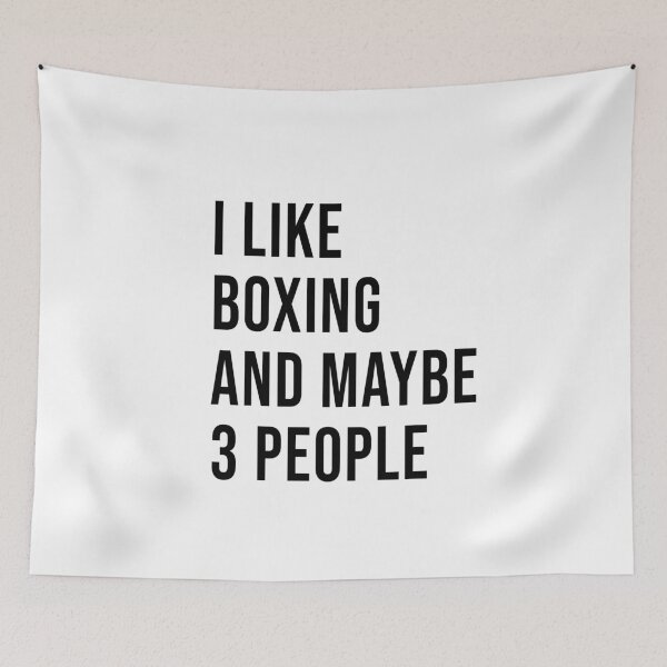 Item preview, I LOVE BOXING AND MAYBE 3 OTHER PEOPLE designed and sold by BRROOLY.