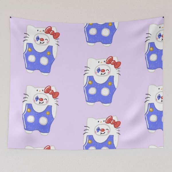 Item preview, Clown in a terrible Hello Kitty costume designed and sold by Guggies World.