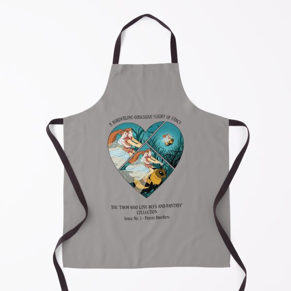 Item preview, Bee Ride Romance in Forest Heart Classic Cartoon-19th Century designed and sold by NivaaRubl.