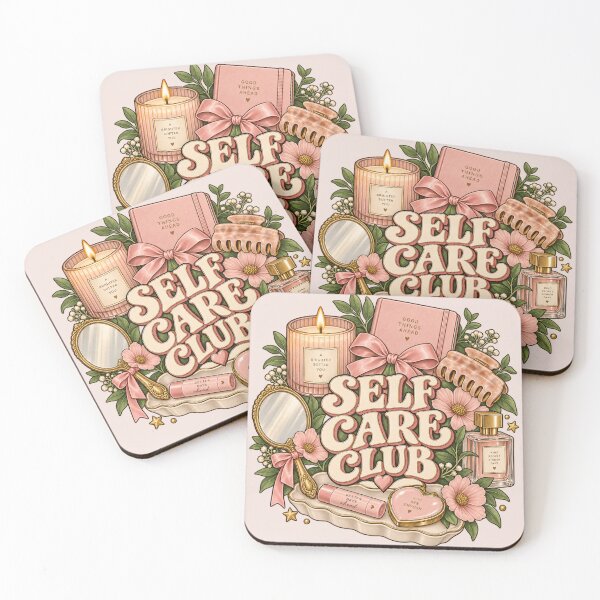 Item preview, Self Care Club Retro Wellness Design designed and sold by Mostafa Studio.