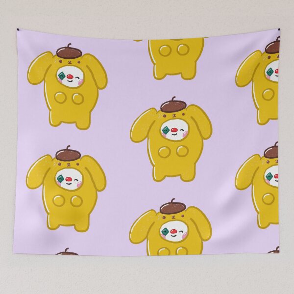 Item preview, Clown in a terrible Pompompurin  costume designed and sold by Guggies World.