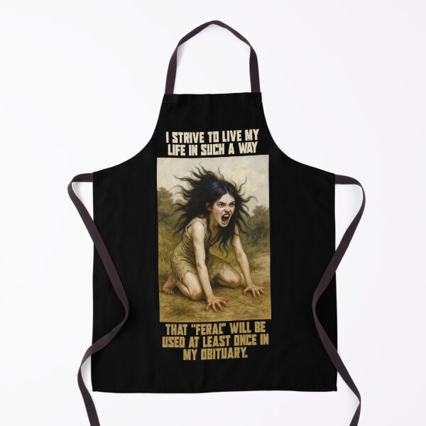 Item preview, Feral and Free - Wild Girl Living Life on Her Own Terms designed and sold by abby-thorns.