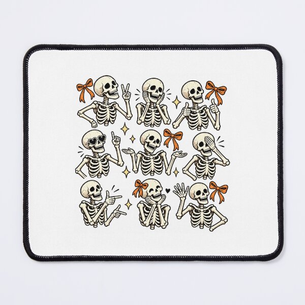 Item preview, Funny Halloween Skeletons With Bows Gothic Spooky Cute Sarcastic designed and sold by LASTIQUE-dd.