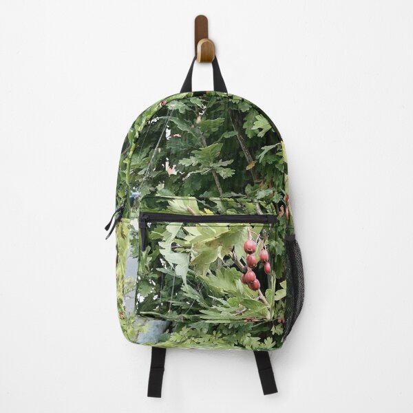 Item preview, Red Hawthorn Berries in Green Foliage designed and sold by PhuongVoArt.