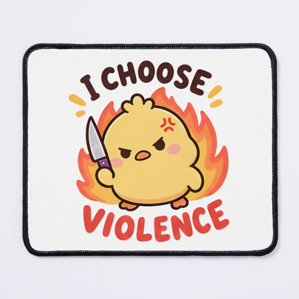 Item preview, I Choose Violence Duck - Angry Fire Reaction2 designed and sold by Duck lovers.