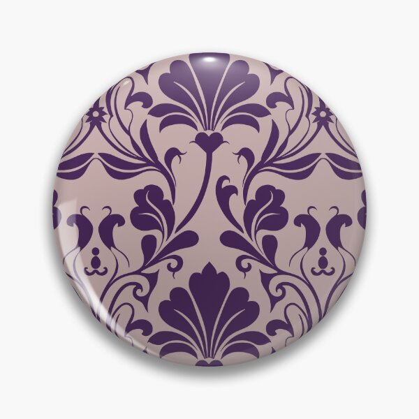 Item preview, Purple Lavender Damask Floral Seamless Pattern designed and sold by ​Jyoti Digital Artist.