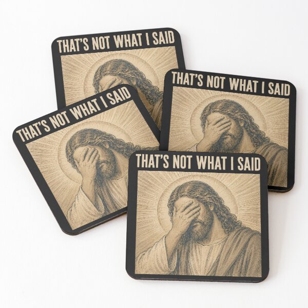 Item preview, Vintage Funny Jesus Meme, OMG You Guys That’s Not What I Said designed and sold by DiveSHucha.