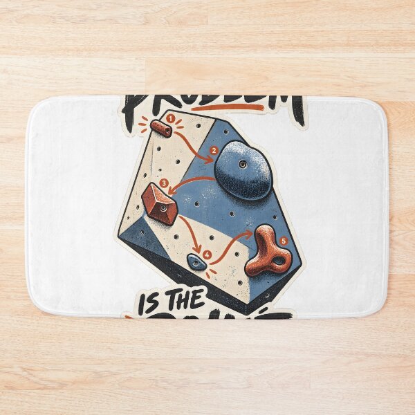 Item preview, The Problem Is The Point Bouldering Climbing T-Shirt designed and sold by Naviora.