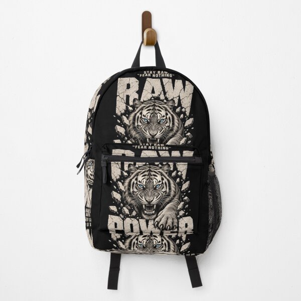 Item preview, Raw Power Fear Nothing Tiger Motivational Design  designed and sold by MOCH- ART.