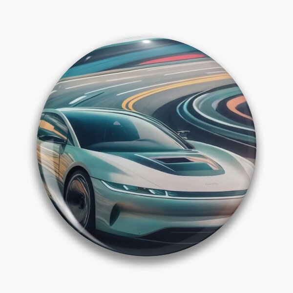 Artikelvorschau, Futuristischer elektrischer Sportwagen auf dynamischer Bewegungsstrecke entworfen und verkauft von Galaxydesignhub.