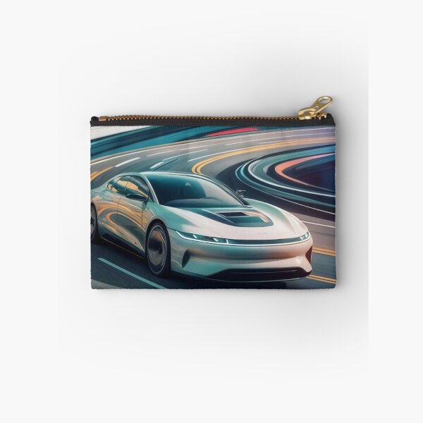 Artikelvorschau, Futuristischer elektrischer Sportwagen auf dynamischer Bewegungsstrecke entworfen und verkauft von Galaxydesignhub.