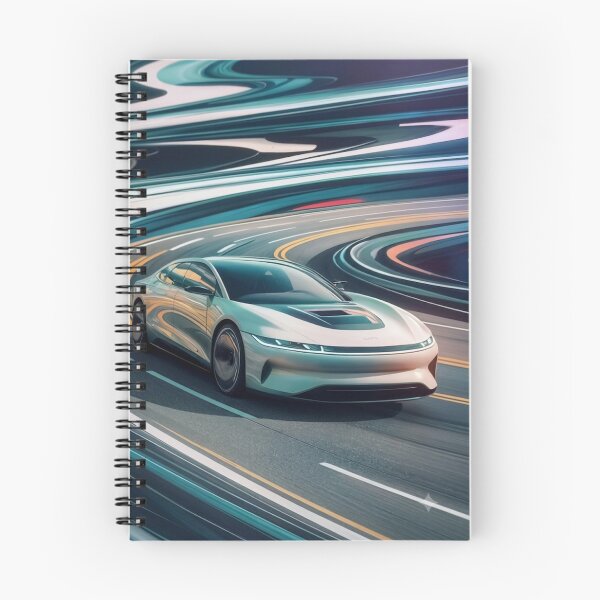 Item preview, Futuristic Electric Sports Car on Dynamic Motion Track designed and sold by Galaxydesignhub.
