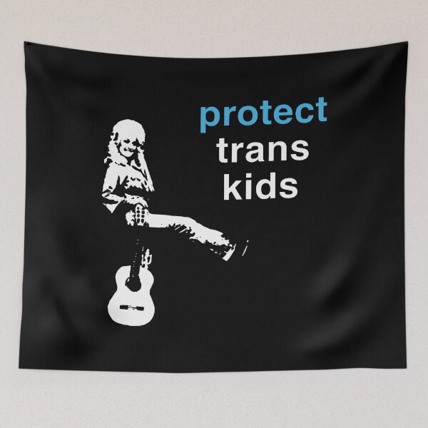 Item preview, Protect Trans Kids Dolly Parton designed and sold by notajojosfan.