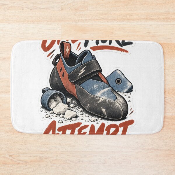 Item preview, One More Attempt Funny Bouldering Climbing T-Shirt designed and sold by Naviora.