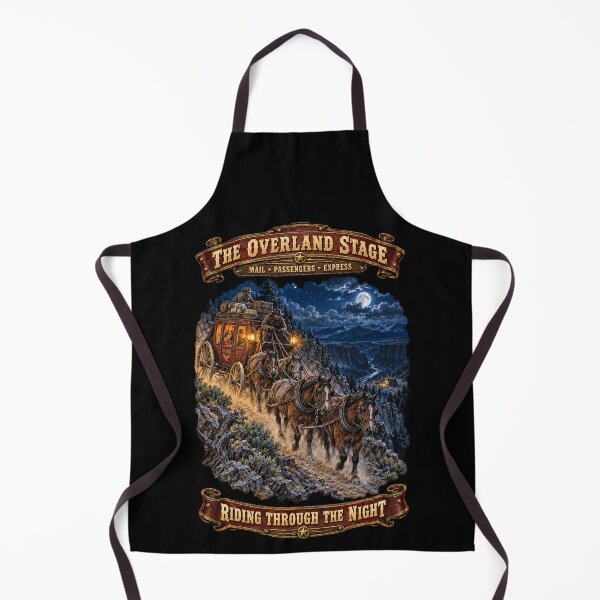 Item preview, Night Ride Overland Stage - Dusty Trails - 3D - Enhanced designed and sold by Military Insignia Products.