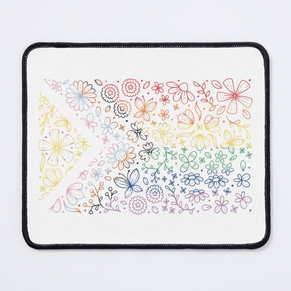 Item preview, Floral Pride Flag designed and sold by winterpumpkin.