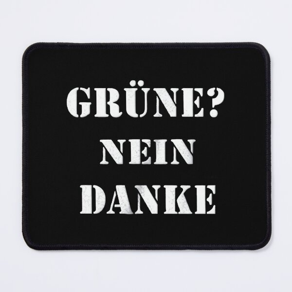 Item preview, Grune Nein Danke designed and sold by notajojosfan.