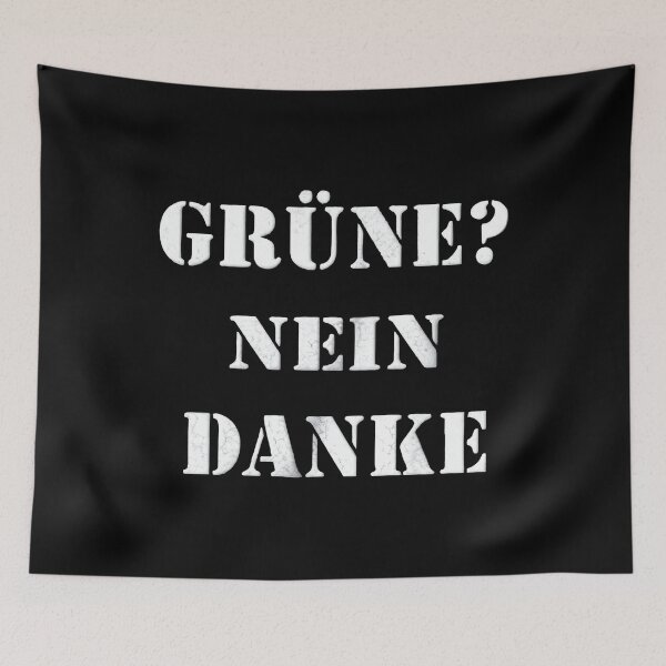 Item preview, Grune Nein Danke designed and sold by notajojosfan.