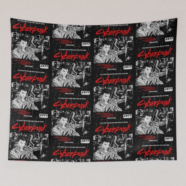 Item preview, Cyberpunk Game Art 2077 Video Tabletop designed and sold by averyfoxdesigns.